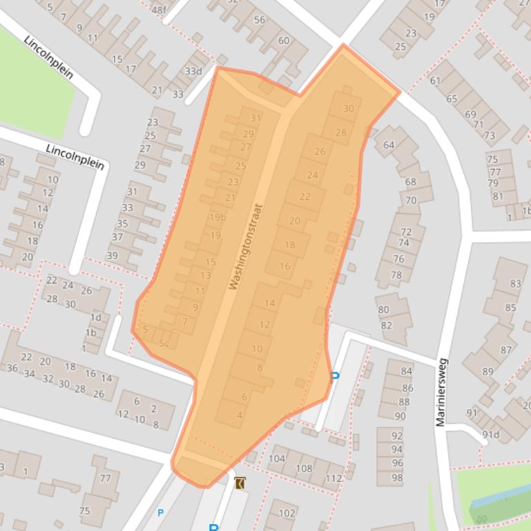 Kaart van postcodegebied 3255VJ.
