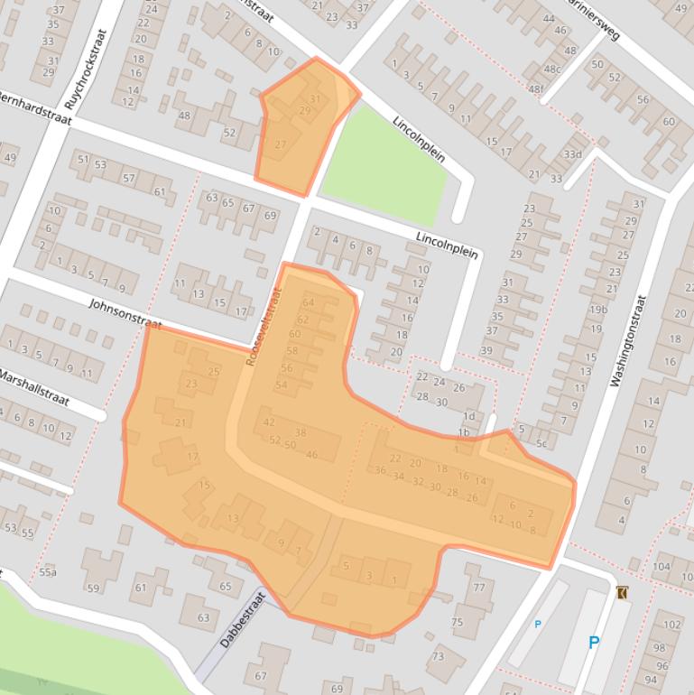 Kaart van postcodegebied 3255XK.