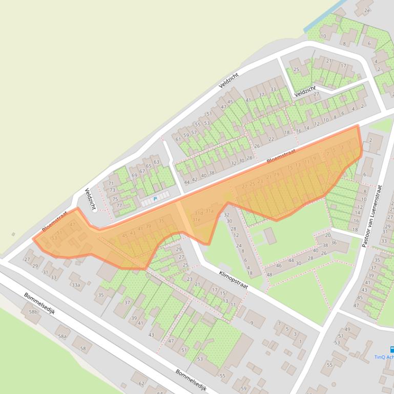 Kaart van postcodegebied 3256AB.
