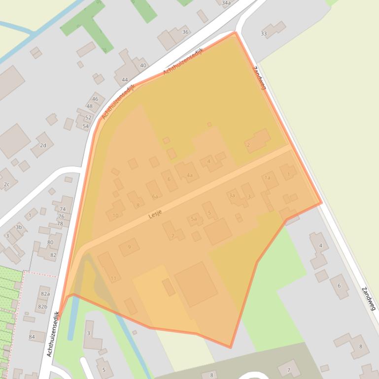 Kaart van postcodegebied 3256AN.