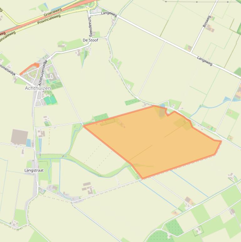 Kaart van postcodegebied 3256AZ.