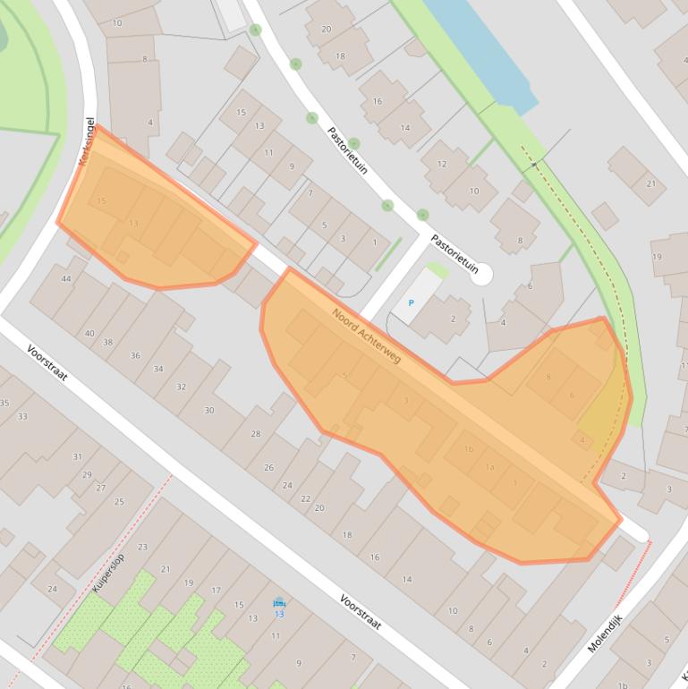 Kaart van postcodegebied 3257AN.