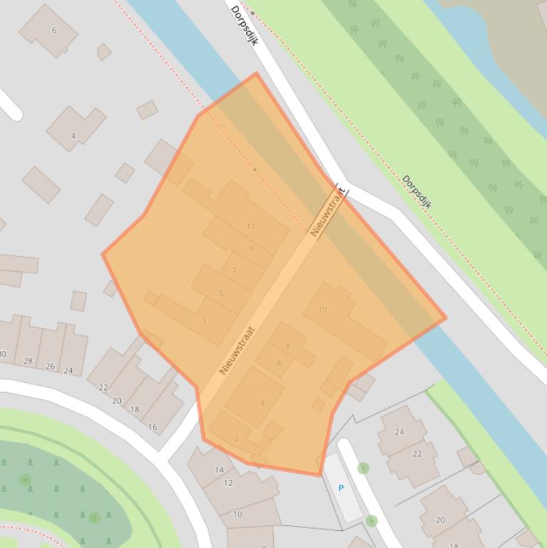 Kaart van postcodegebied 3257AP.