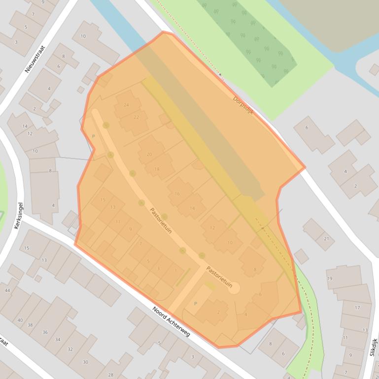 Kaart van postcodegebied 3257CA.