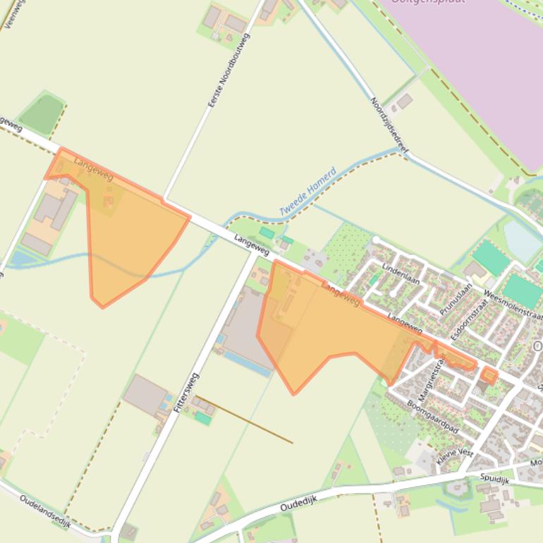 Kaart van postcodegebied 3257KC.