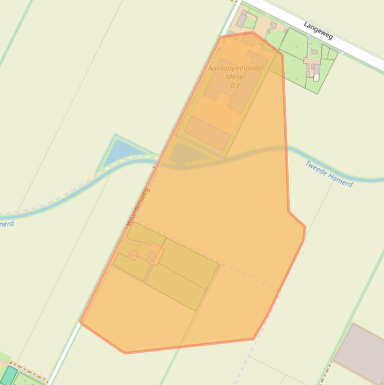 Kaart van postcodegebied 3257KH.