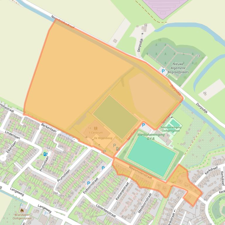 Kaart van postcodegebied 3257XM.