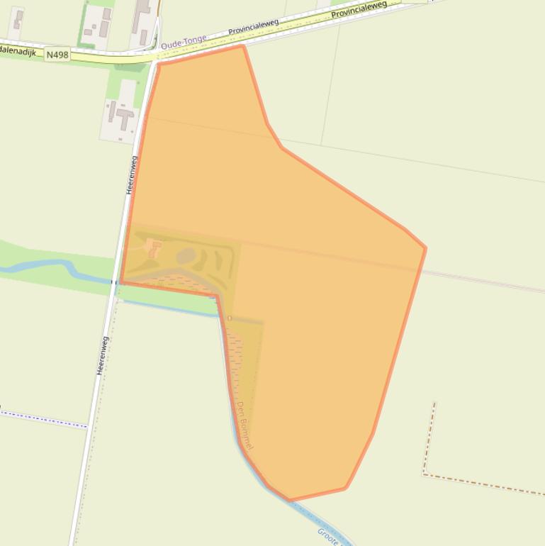 Kaart van postcodegebied 3258MA.