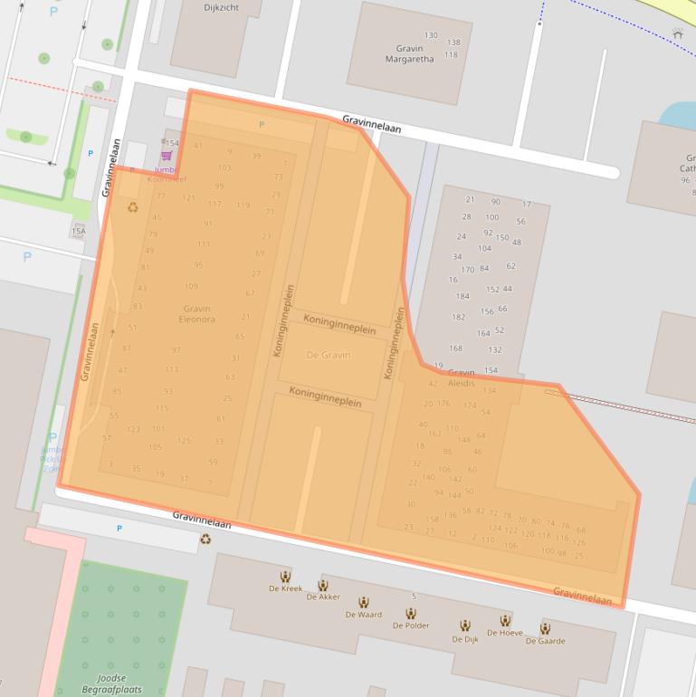 Kaart van postcodegebied 3261AZ.