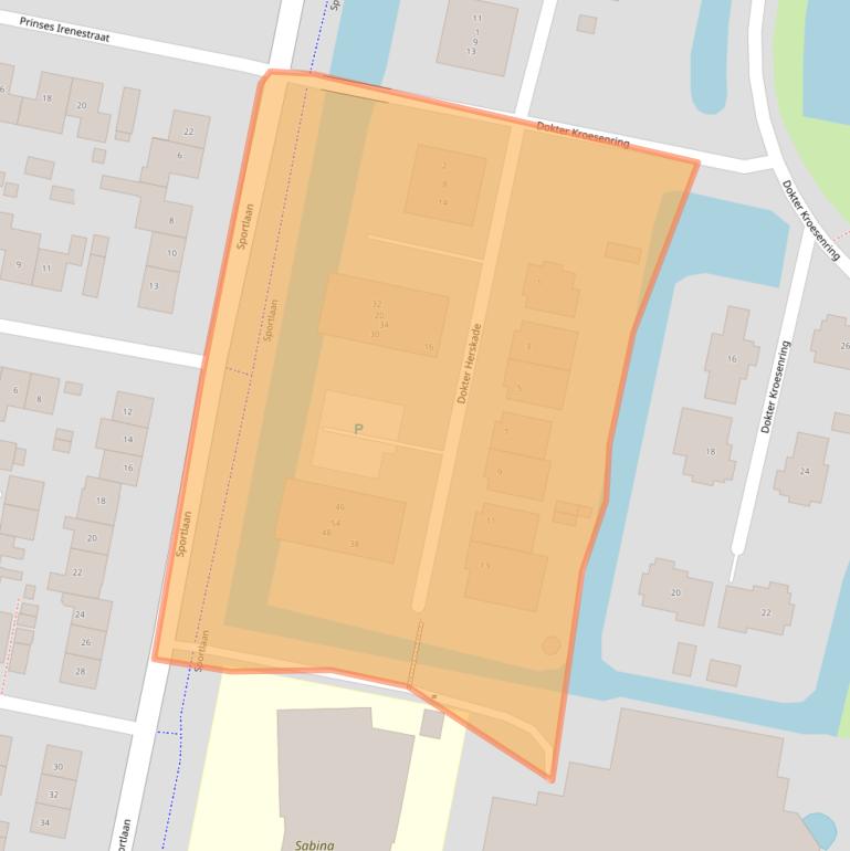 Kaart van postcodegebied 3261CJ.