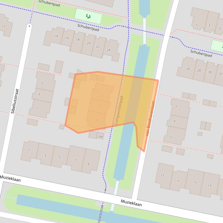 Kaart van postcodegebied 3261JH.