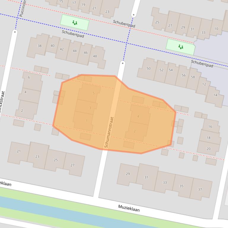 Kaart van postcodegebied 3261JR.