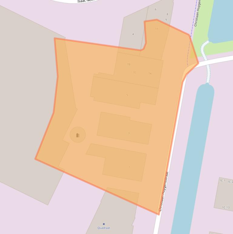 Kaart van postcodegebied 3261LR.