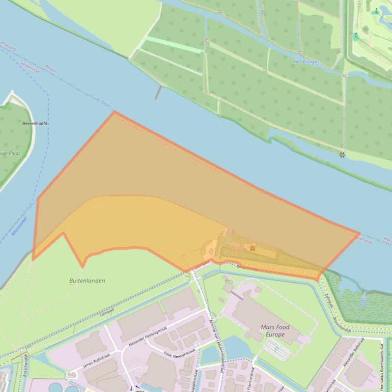 Kaart van postcodegebied 3261MD.