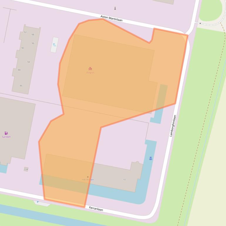 Kaart van postcodegebied 3261ND.