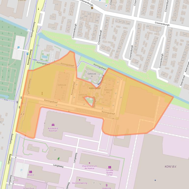 Kaart van postcodegebied 3261NJ.
