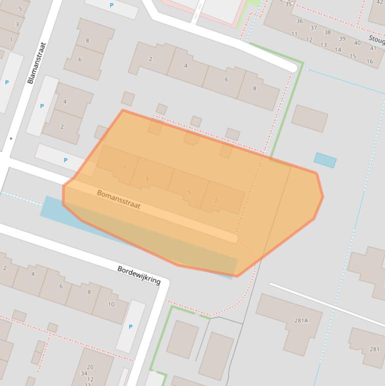 Kaart van postcodegebied 3261PR.