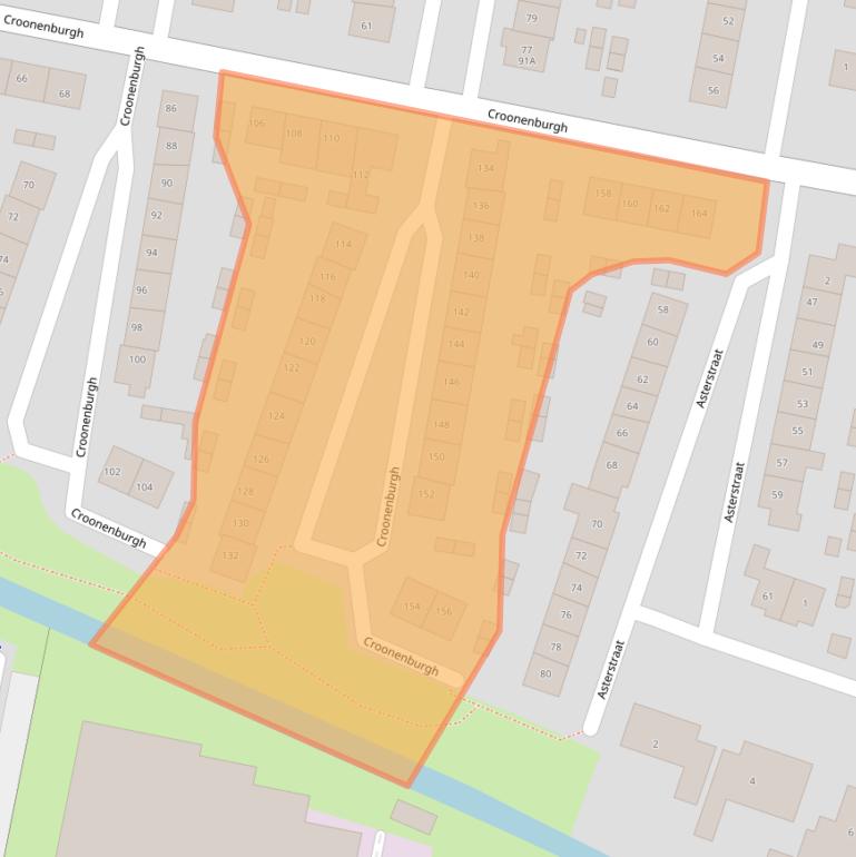 Kaart van postcodegebied 3261RJ.