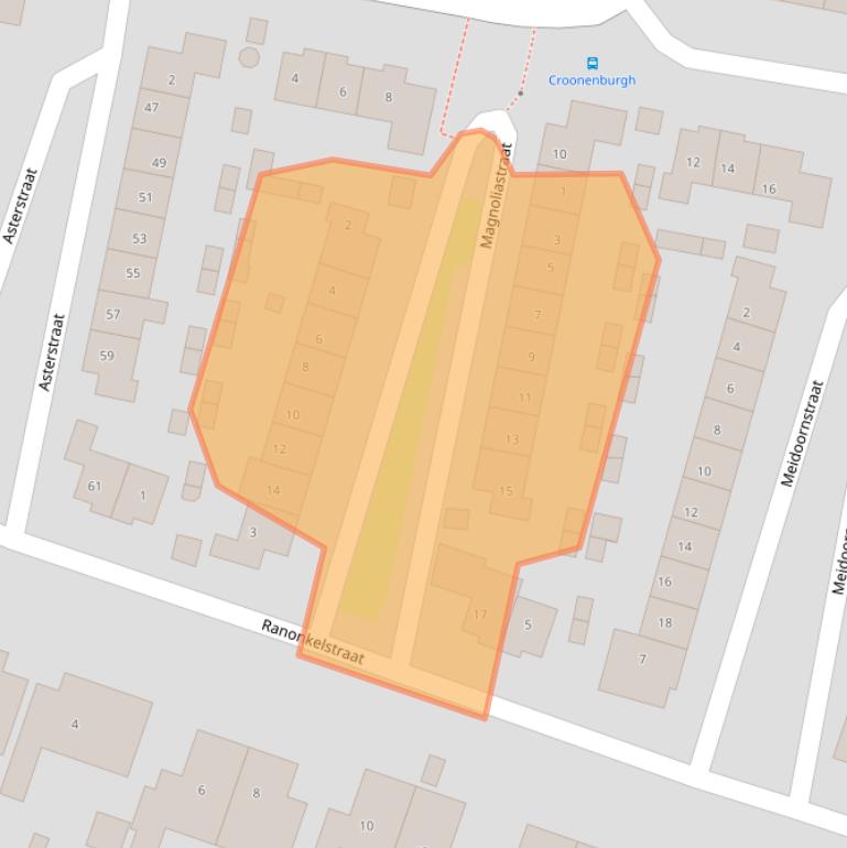 Kaart van postcodegebied 3261RK.