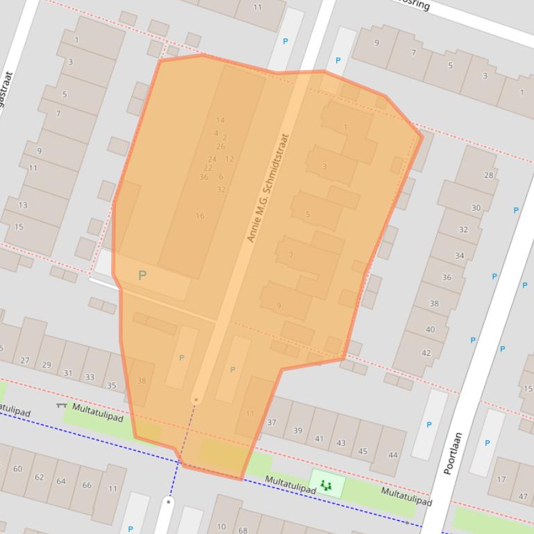 Kaart van postcodegebied 3261ST.