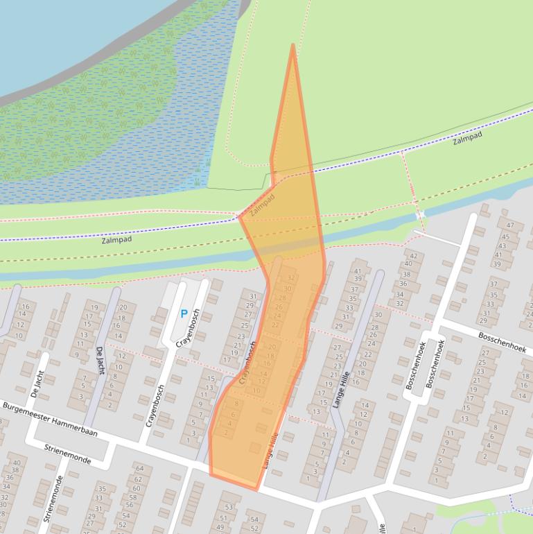 Kaart van postcodegebied 3261TE.