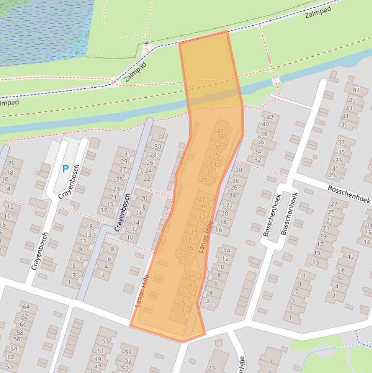 Kaart van postcodegebied 3261TK.