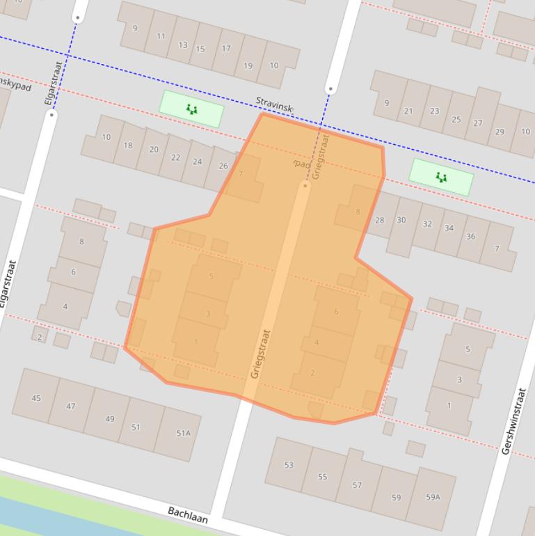 Kaart van postcodegebied 3261WR.