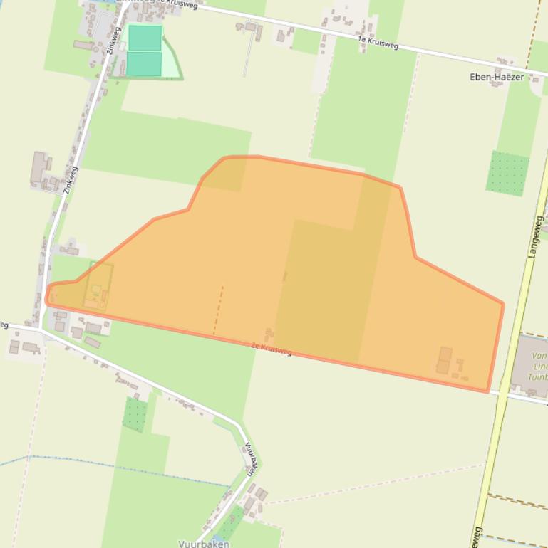 Kaart van postcodegebied 3262LM.