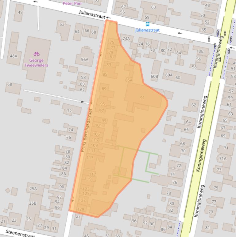 Kaart van postcodegebied 3262SN.