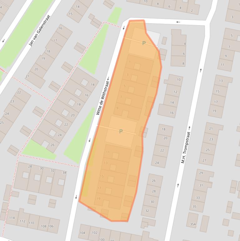 Kaart van postcodegebied 3262XN.