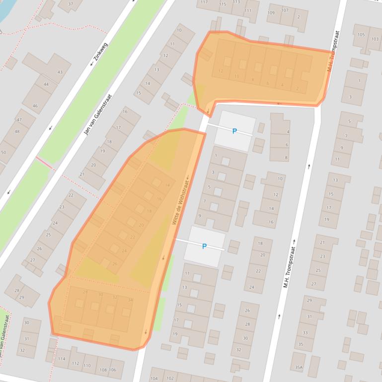 Kaart van postcodegebied 3262XP.