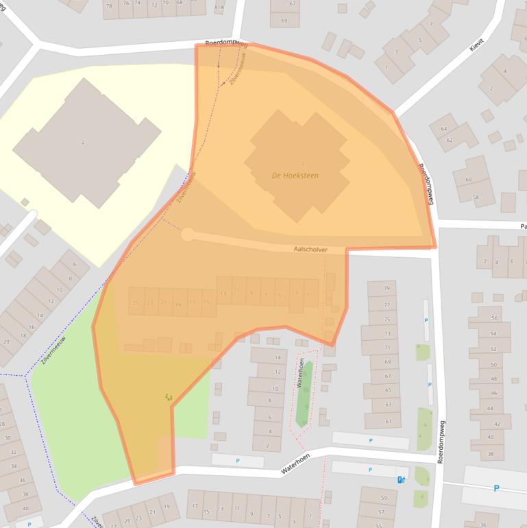 Kaart van postcodegebied 3263BA.