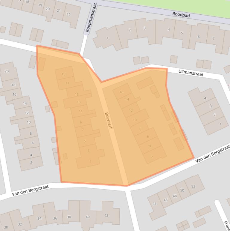 Kaart van postcodegebied 3263EC.