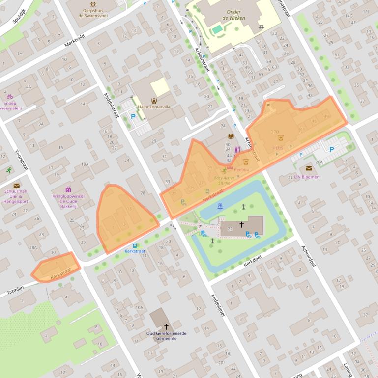 Kaart van postcodegebied 3264AH.