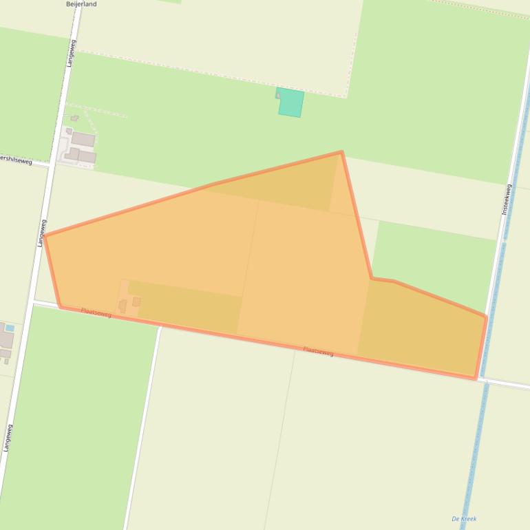 Kaart van postcodegebied 3264LB.
