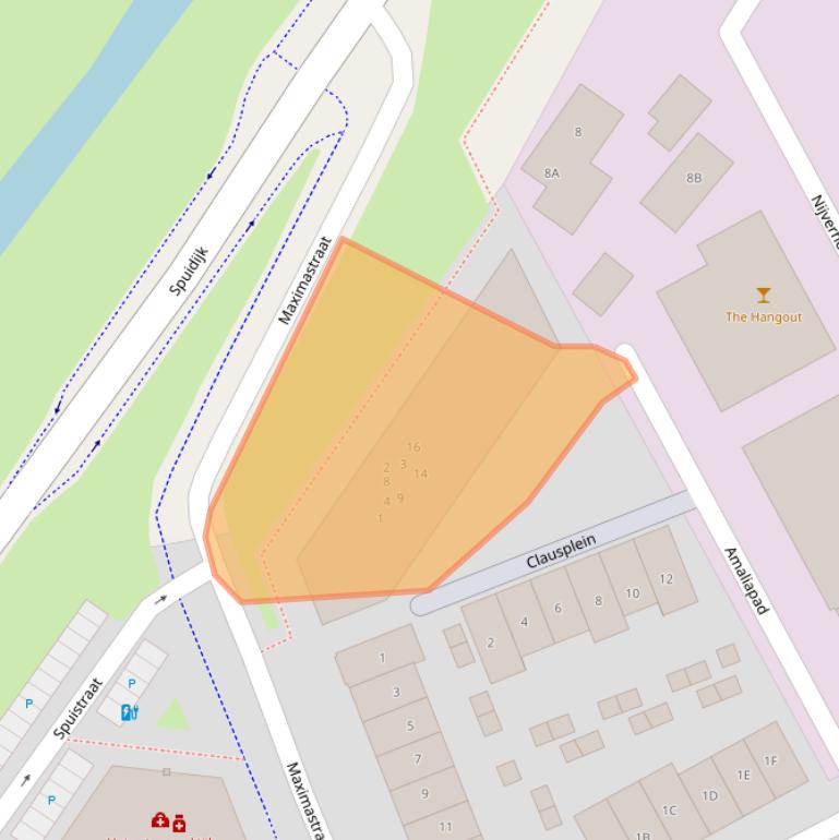 Kaart van postcodegebied 3264WC.