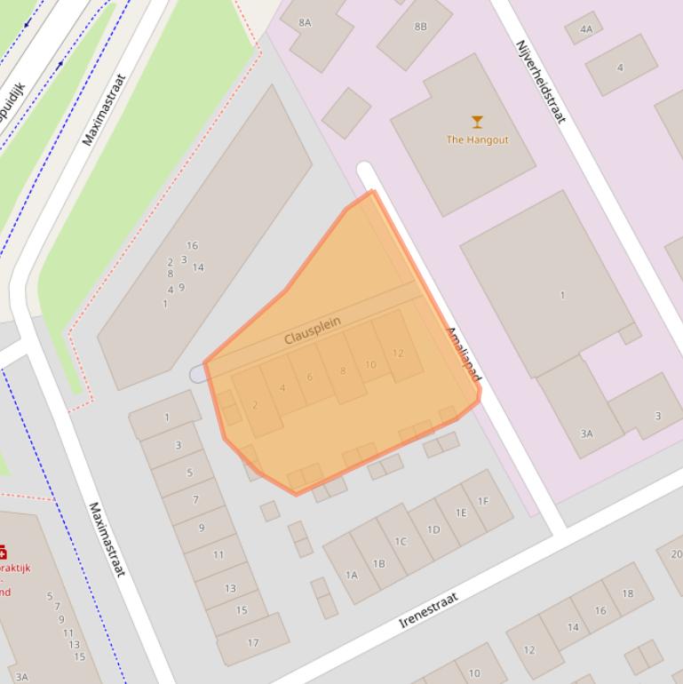 Kaart van postcodegebied 3264WD.