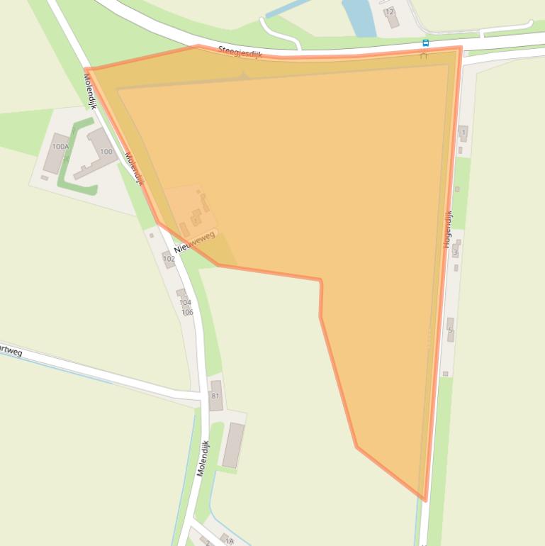 Kaart van postcodegebied 3267AP.