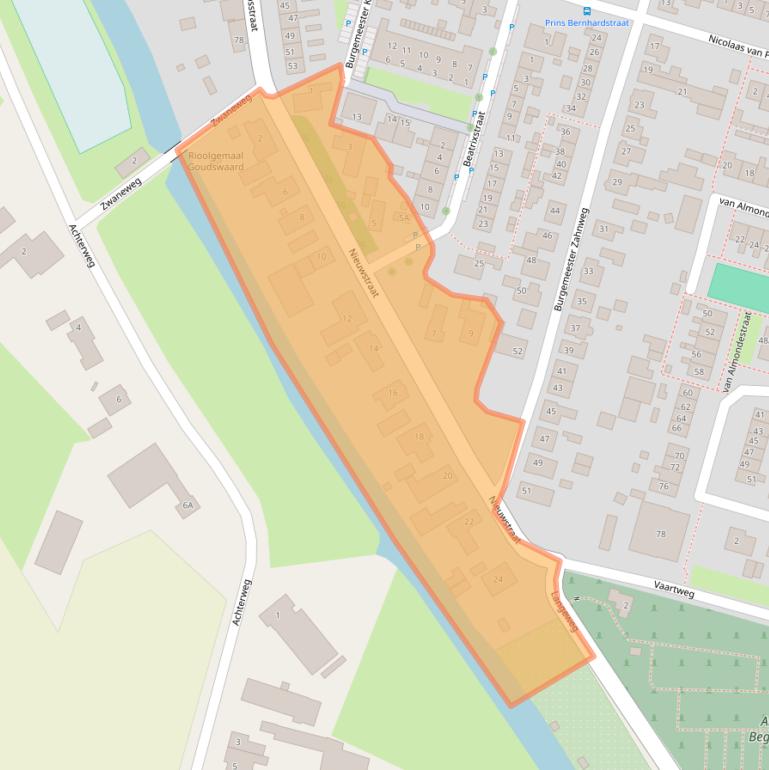 Kaart van postcodegebied 3267AR.