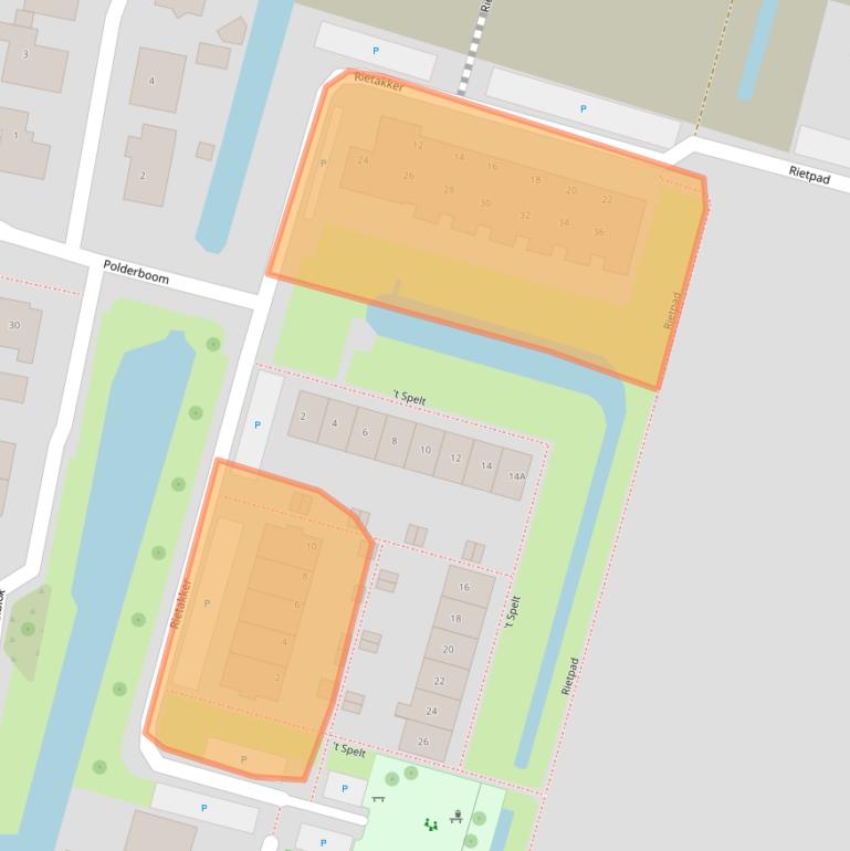 Kaart van postcodegebied 3267BP.