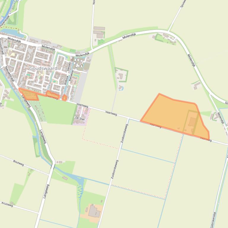 Kaart van postcodegebied 3267LT.