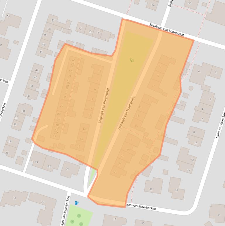 Kaart van postcodegebied 3271AG.