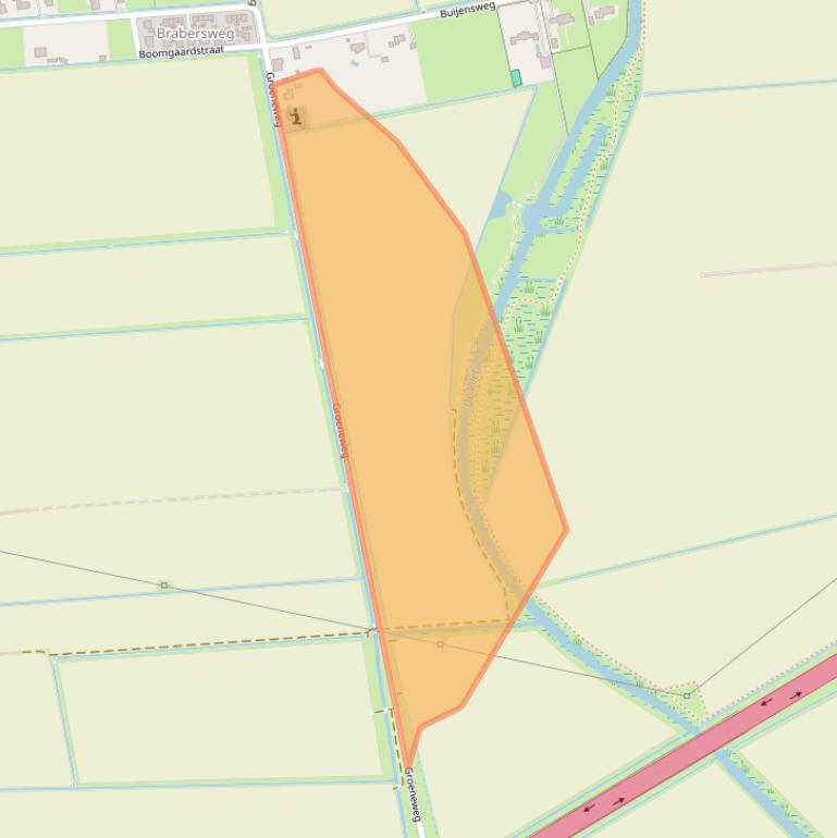 Kaart van postcodegebied 3271LG.