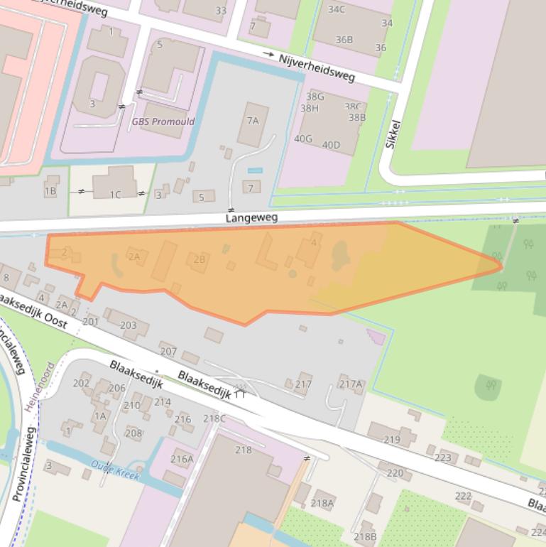 Kaart van postcodegebied 3271LT.