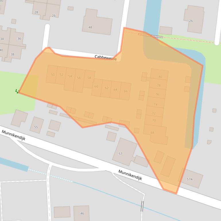Kaart van postcodegebied 3273XK.