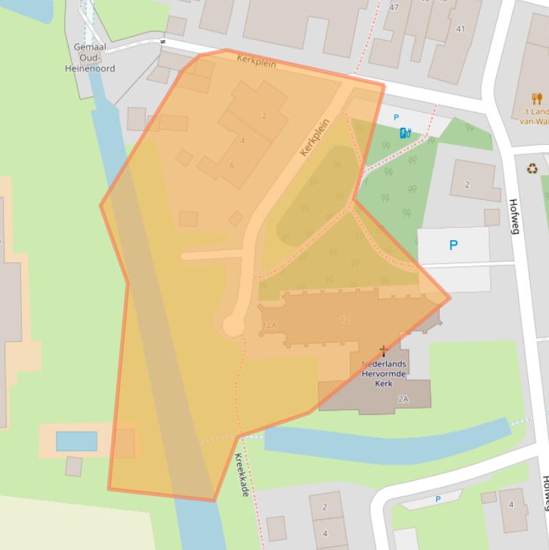 Kaart van postcodegebied 3274BL.