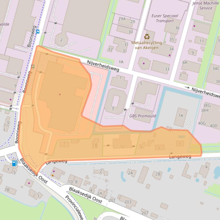 Kaart van postcodegebied 3274LZ.