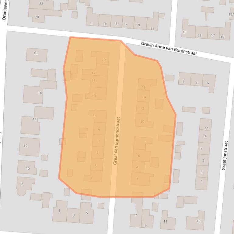 Kaart van postcodegebied 3284AR.