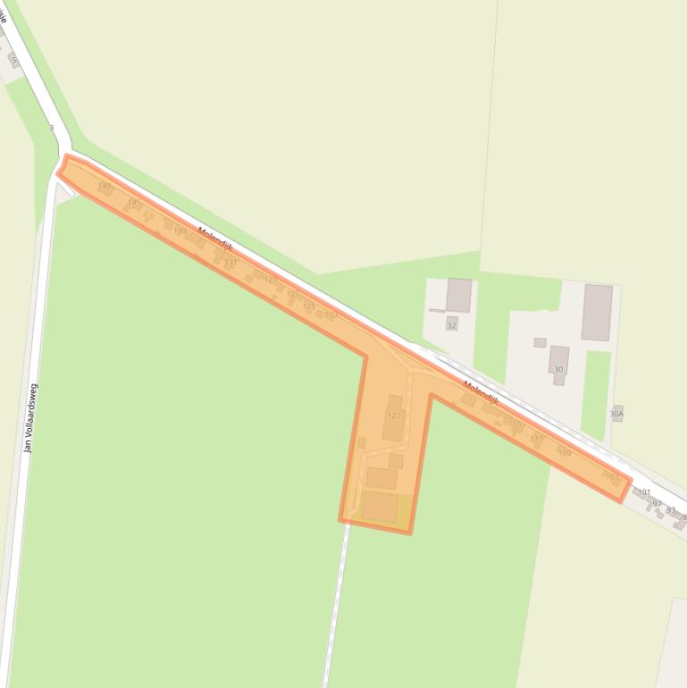 Kaart van postcodegebied 3284LH.