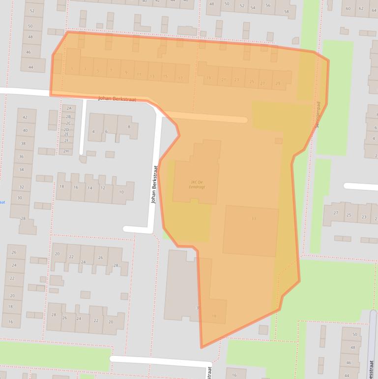 Kaart van postcodegebied 3284XD.